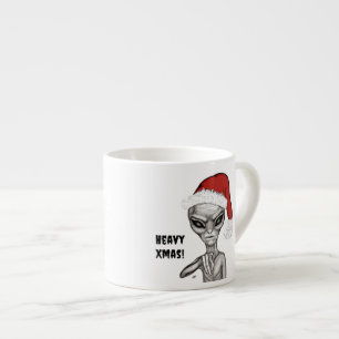 Tasse Expresso Mauvais Alien, Lourds Noël !