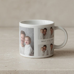 Tasse Expresso Meilleur Grand-Père Photo   Personnalisé