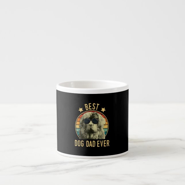 Tasse Expresso Meilleur Newfounddad (Devant)