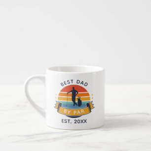 Tasse Expresso Meilleur papa Par Par Par Golfing Fête des pères S