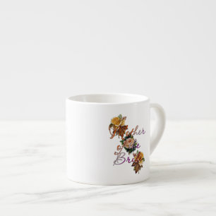 Tasse Expresso Mère De La Mariée Floral