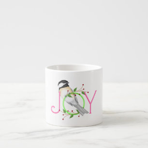 Tasse Expresso Mésange mignonne "Joie"