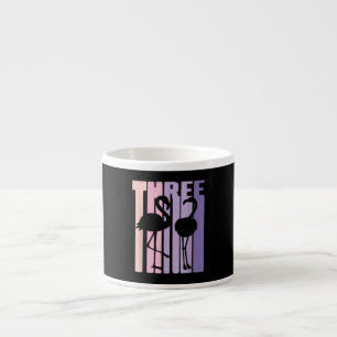 Tasse Expresso Mignonne 3e cadeau d'anniversaire I Flamant rose I