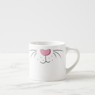 Tasse Expresso Mignons lapins lapins de lapin Nose Emoji