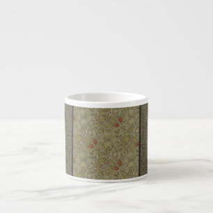 Tasse Expresso Modèle de branche de saule et de lys doré de Willi