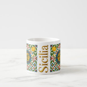 Tasse Expresso Modèle sicilien de Sicile