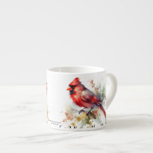Tasse Expresso Modern Reds ''Vous êtes près'' CARDINAL Porcelain