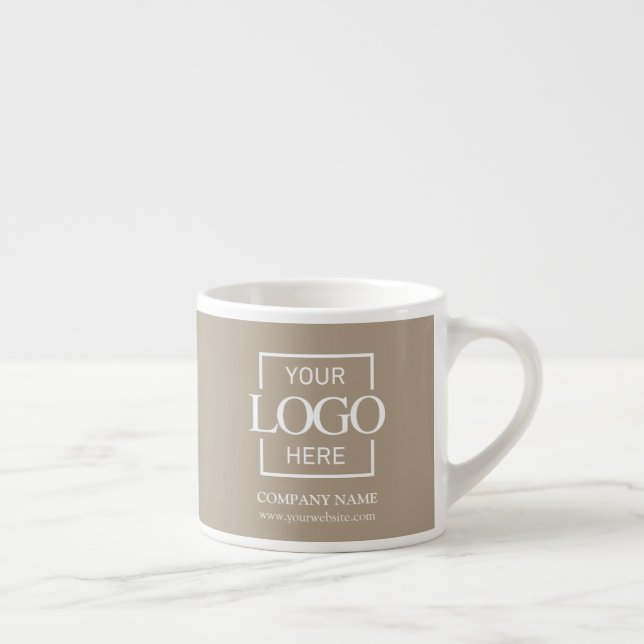 Tasse Expresso Modern Simple Personalized Company Branding Logo (Droite)