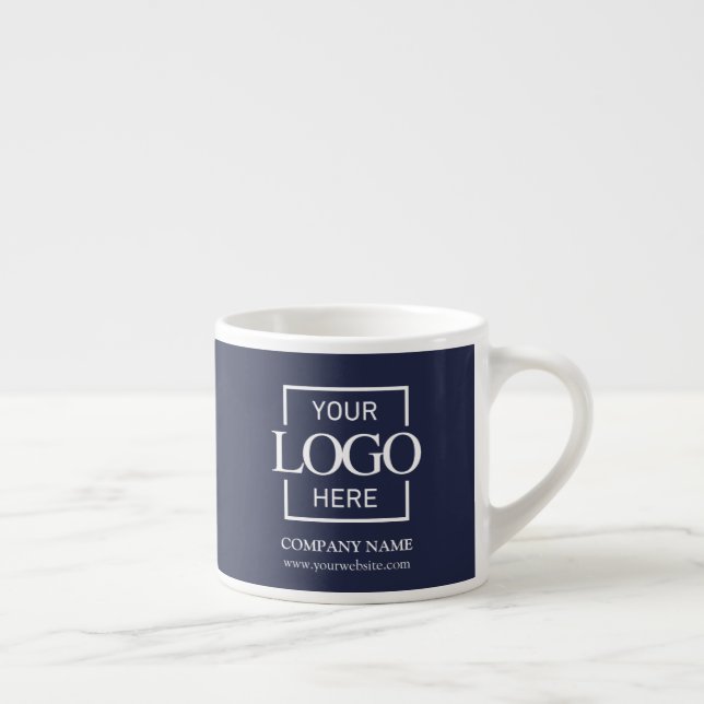 Tasse Expresso Modern Simple Personalized Company Branding Logo (Droite)