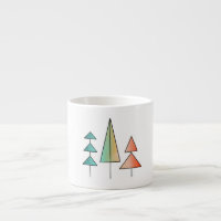 moderne arc-en-ciel arbres roses sarcelle simple m