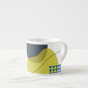 Tasse Expresso Moderne, Memphis, cool, unique, illustration tenda