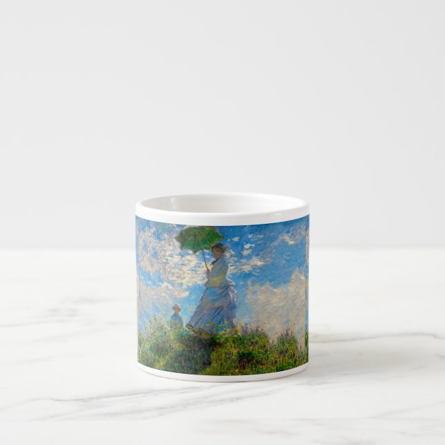 Tasse Expresso Monet Femme Parasol Impressionnisme (Devant)