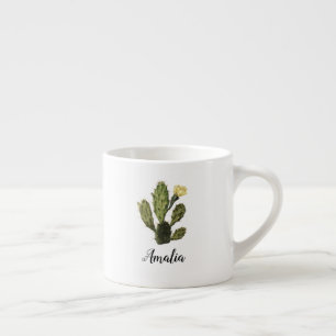 Tasse Expresso Monogramme Cactus Fleur Vintage Espresso Musique