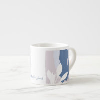 Monogramme de nom aux coups de pinceau abstraits r