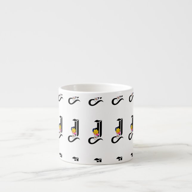 Tasse Expresso Monogramme J  (Devant)