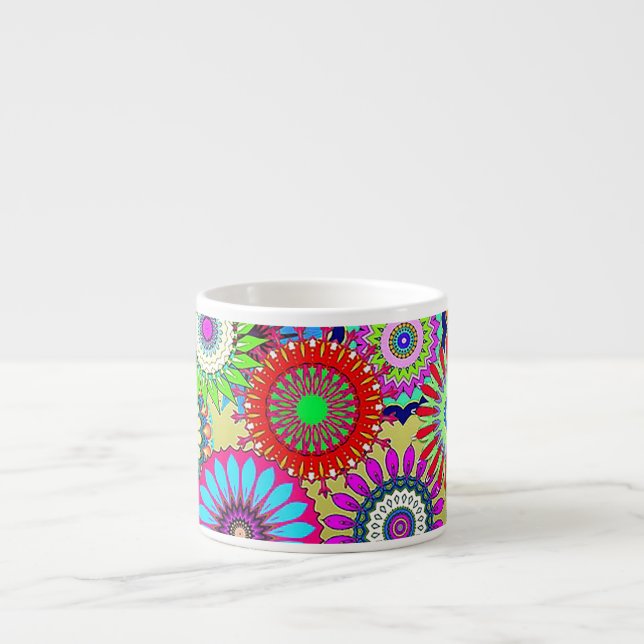 Tasse Expresso Mosaïque (Devant)