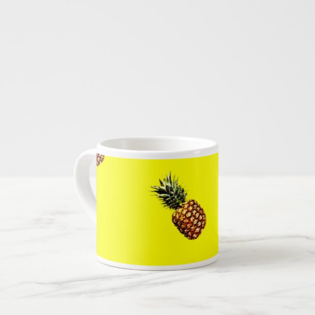 Tasse Expresso motif ananas (Devant gauche)