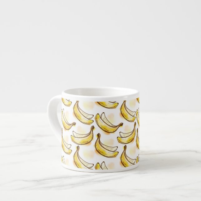 Tasse Expresso Motif avec la banane (Devant gauche)