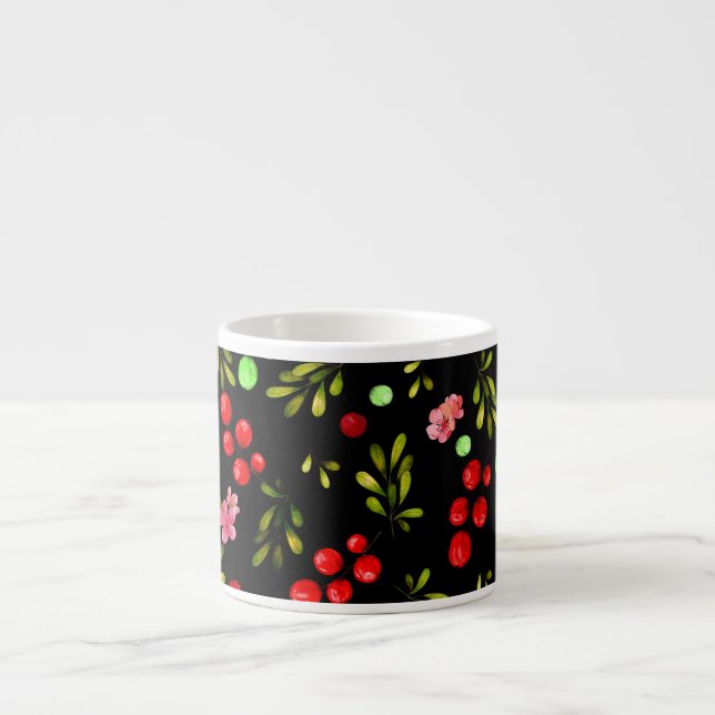Tasse Expresso Motif Berries (Devant)