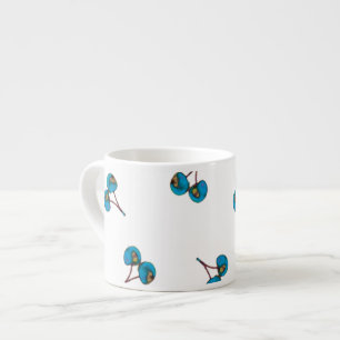 Tasse Expresso Motif Blue Cherry