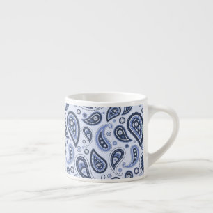 Tasse Expresso Motif Blue Paisley