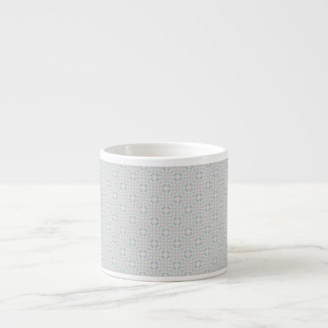 Tasse Expresso Motif coquillage sans couture (Devant)
