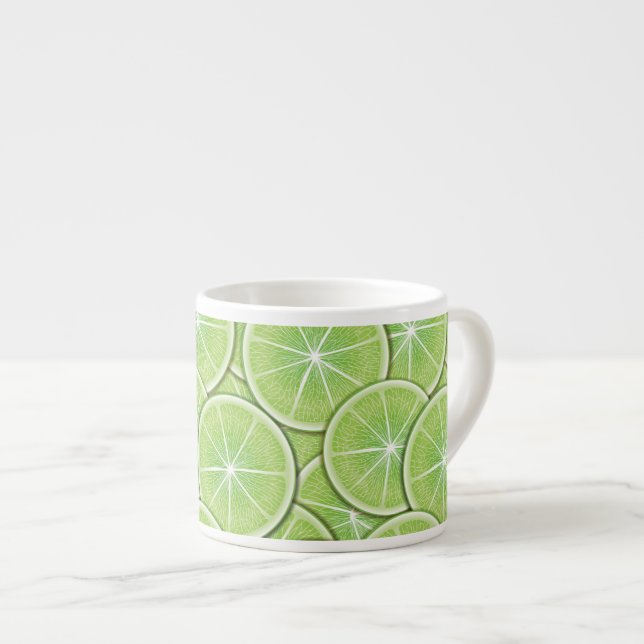 Tasse Expresso Motif d'agrume (Devant droit)