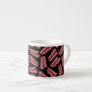 Tasse Expresso Motif de bandes de lard