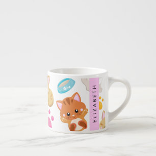 Tasse Expresso Motif De Chats, Chats Mignons, Kitty, Paws, Votre