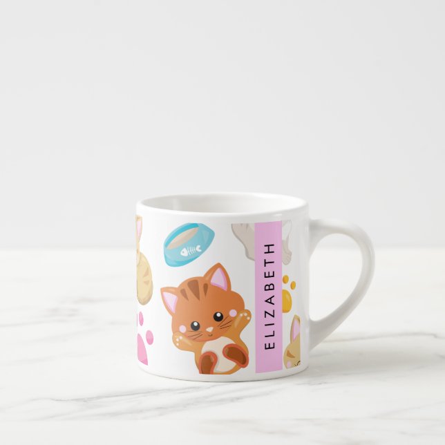 Tasse Expresso Motif De Chats, Chats Mignons, Kitty, Paws, Votre  (Droite)