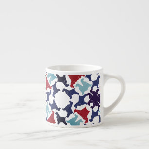 Tasse Expresso Motif de Cocker Spaniel moderne minimal
