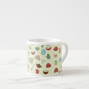 Tasse Expresso Motif de cuisine