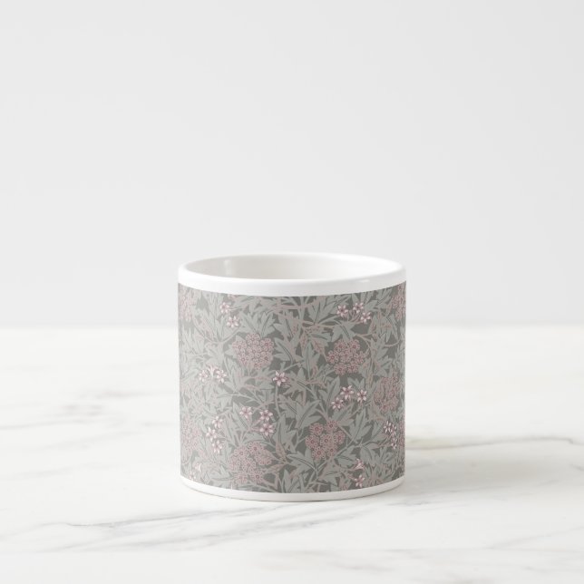 Tasse Expresso Motif de fleur de jasmin de William Morris (Devant)