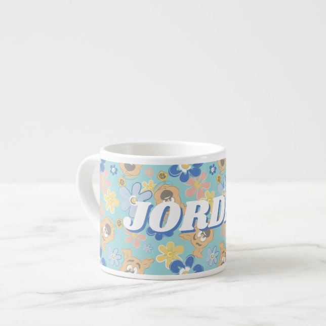 Tasse Expresso Motif de fleurs Scooby-Doo (Devant gauche)