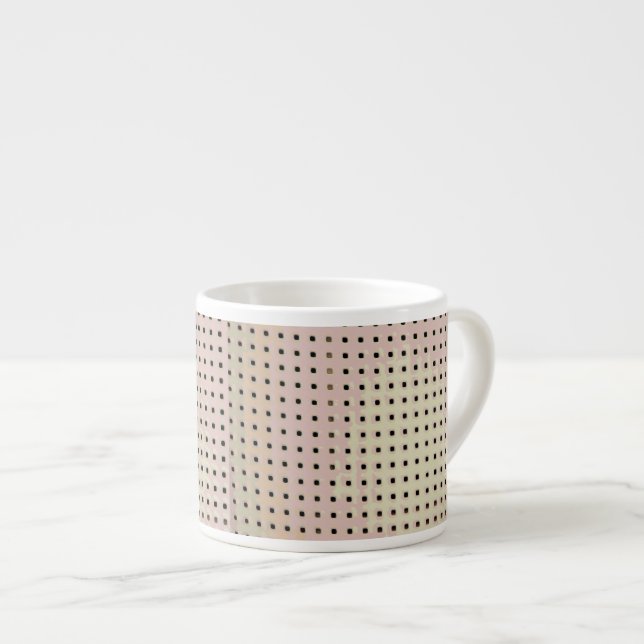Tasse Expresso Motif de grille à partir d'une chaise (Devant droit)
