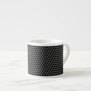 Tasse Expresso Motif de grille en métal - arrière - plan