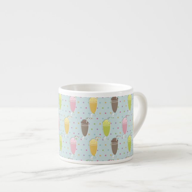 Tasse Expresso Motif de milkshake (Devant droit)