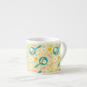 Tasse Expresso Motif de petit déjeuner