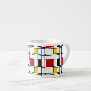 Tasse Expresso Motif de Stijl