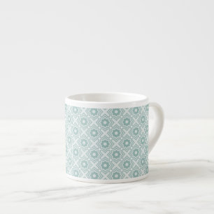 Tasse Expresso Motif de treillis en bande