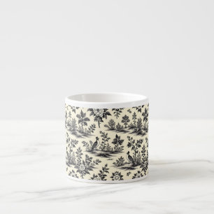 Tasse Expresso Motif décoratif de toile française