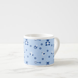 Tasse Expresso Motif d'édredon de bébé