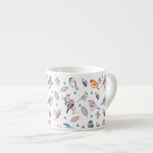Tasse Expresso Motif des oiseaux de printemps