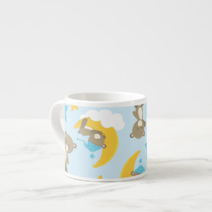 Tasse Expresso Motif D'Ours, Mignonnes Ours, Nounours, Étoiles