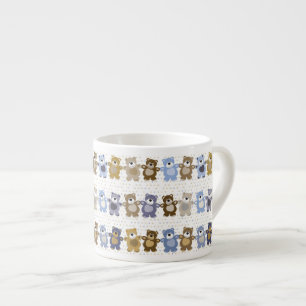 Tasse Expresso motif d'un ours de nounours de jouet