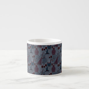 Tasse Expresso Motif ensorcelant d'Halloween au clair de lune