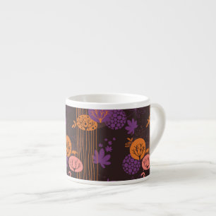 Tasse Expresso Motif floral 2 3
