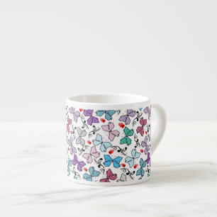 Tasse Expresso Motif floral de Valentine