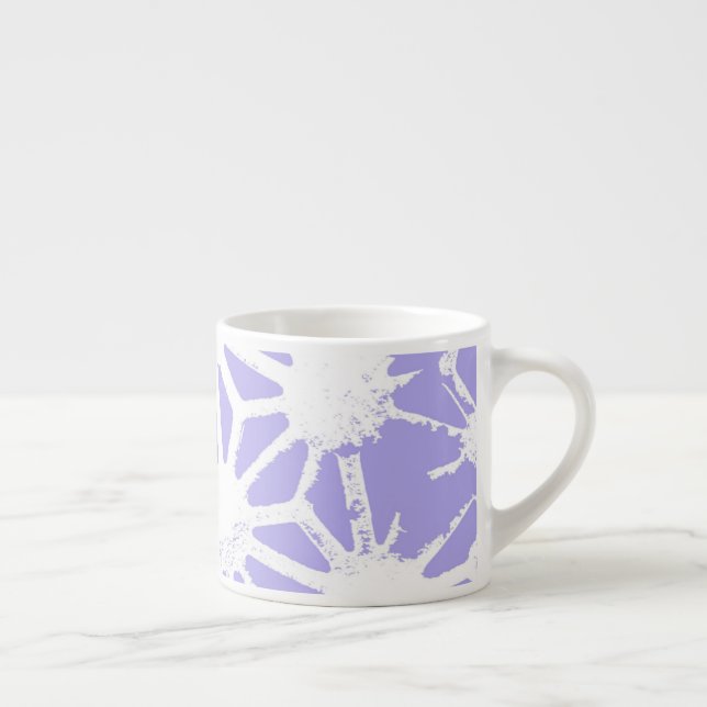 Tasse Expresso Motif géométrique Lavender (Droite)