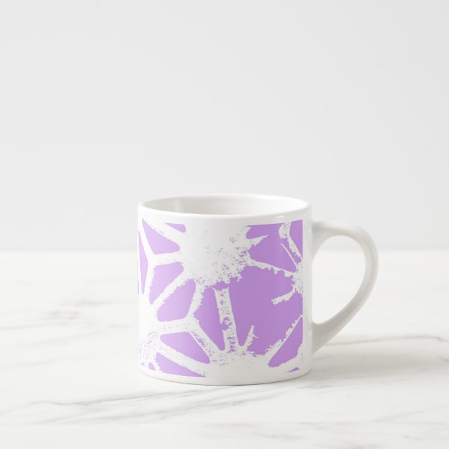 Tasse Expresso Motif géométrique Lilac (Droite)